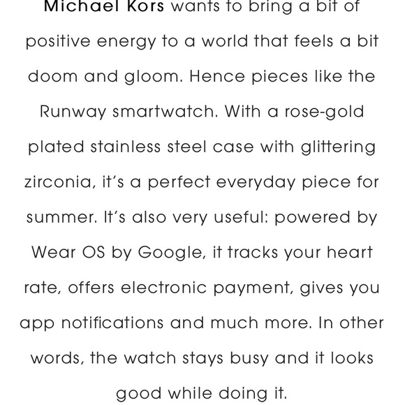 Michael Kors Smart Watch - Picture 5 of 5